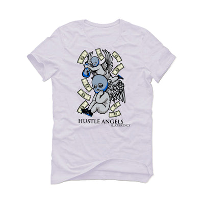 Air Jordan 5 “Racer Blue” White T-Shirt (angels)
