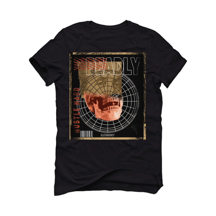 Air Jordan 5 “Dunk on Mars” Black T-Shirt (HUSTLE DEADLY)