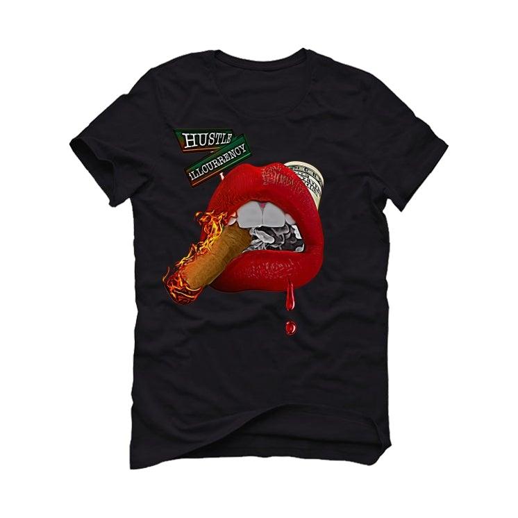 Air Jordan 5 Raging Bull Black T-Shirt (HABANERO LIPS) - illCurrency Sneaker Matching Apparel