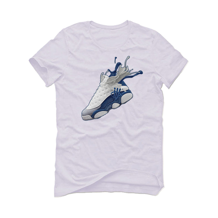 Air Jordan 13 Retro French Blue - White T-Shirt (SPLASH)