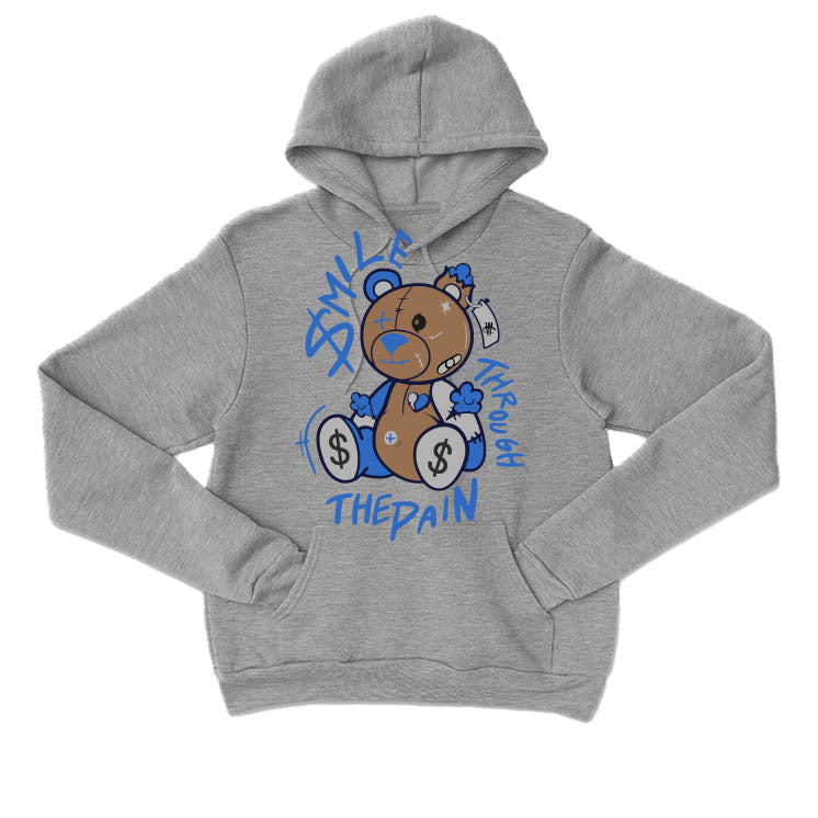 Air Jordan 1 High OG “True Blue” Grey T-Shirt (SMILE)