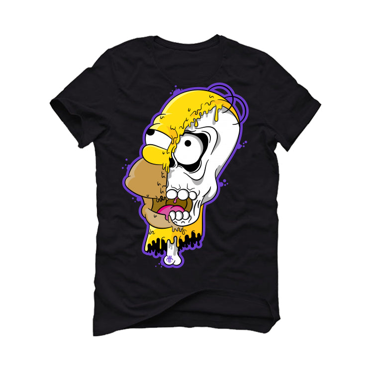 Air Jordan 5 “Concord” Black T-Shirt (Homer Skull)