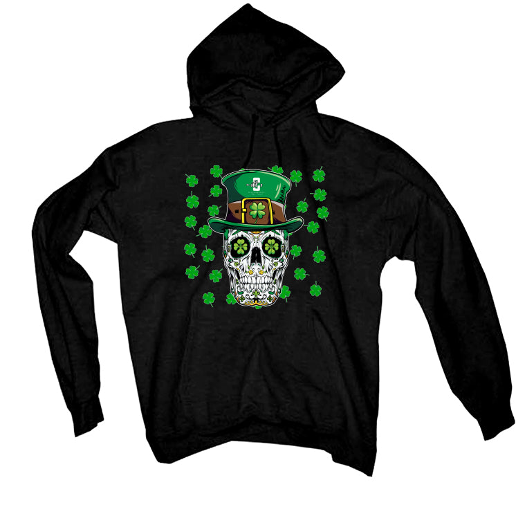 St. Pattys Collection Black T-Shirt (St pattys cool skeleton)