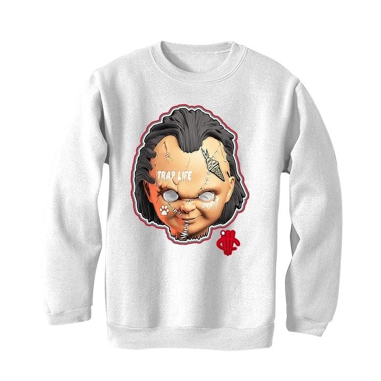 The Nike Air Foamposite Pro White/Black/Varsity Red White T-Shirt (ILL CHILD ) - illCurrency Sneaker Matching Apparel