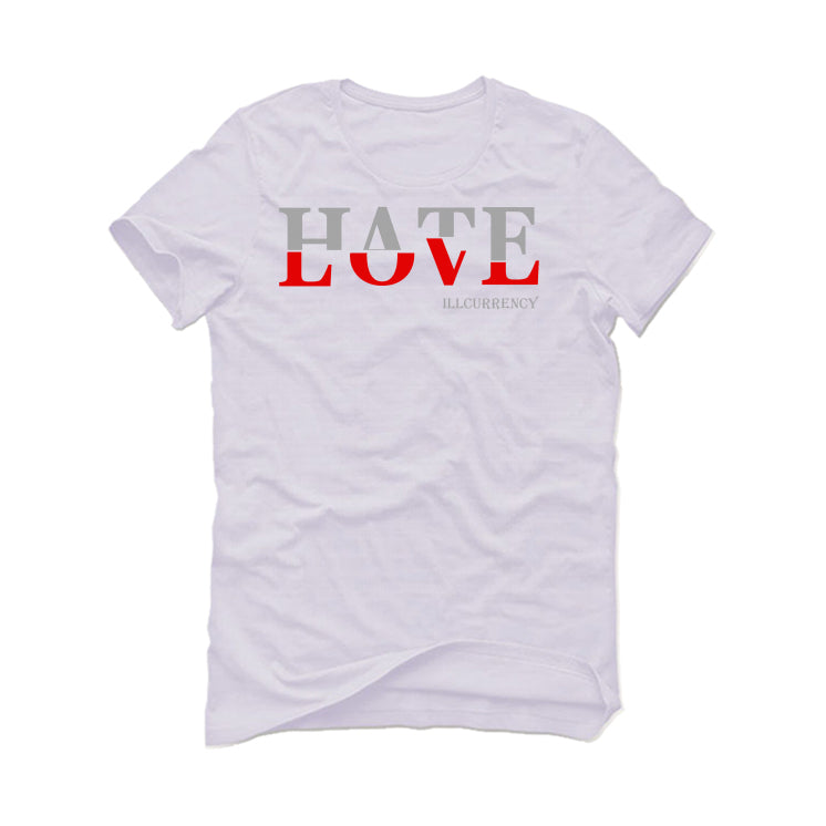 Air Jordan 4 “Black Canvas” White T-Shirt (Hate Love)