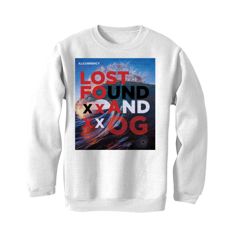 Air Jordan 1 Chicago “Lost and Found”|ILLCURRENCY White T-Shirt (LOST AND FOUND)