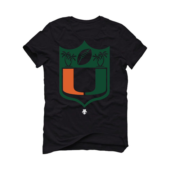 Nike Dunk Low “Miami Hurricanes” Black T-Shirt (Miami Hurricanes)