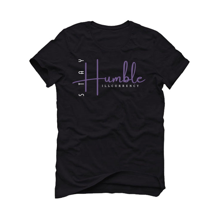 A Ma Maniere x Air Jordan 4 SP "Violet Ore" Black T-Shirt (Stay Humble)