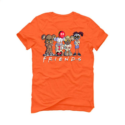 Halloween 2018 Collection Orange T-Shirt (scary friends)