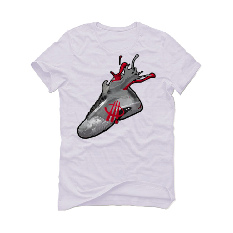 Air Jordan 14 Low “Metallic Silver” | ILLCURRENCY White T-Shirt (SPLASH)