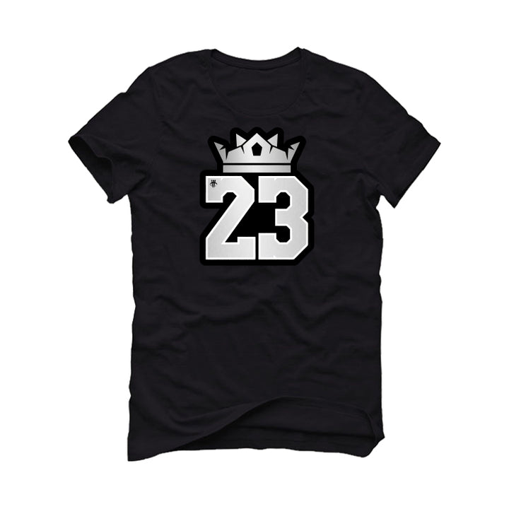 Air Jordan 6 “Metallic Silver” Black T-Shirt (Crown 23)