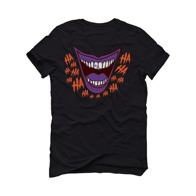 Air Jordan 4 “Canyon Purple” Black T-Shirt (Joker Smile)