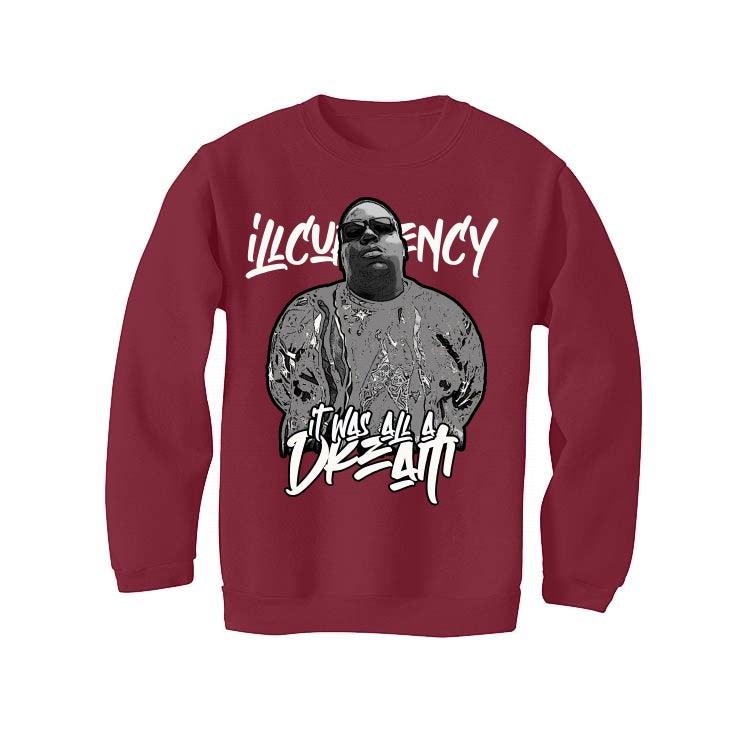 Air Jordan 1 High “Bordeaux” 2021 Maroon T-Shirt (Was all a dream) - illCurrency Sneaker Matching Apparel