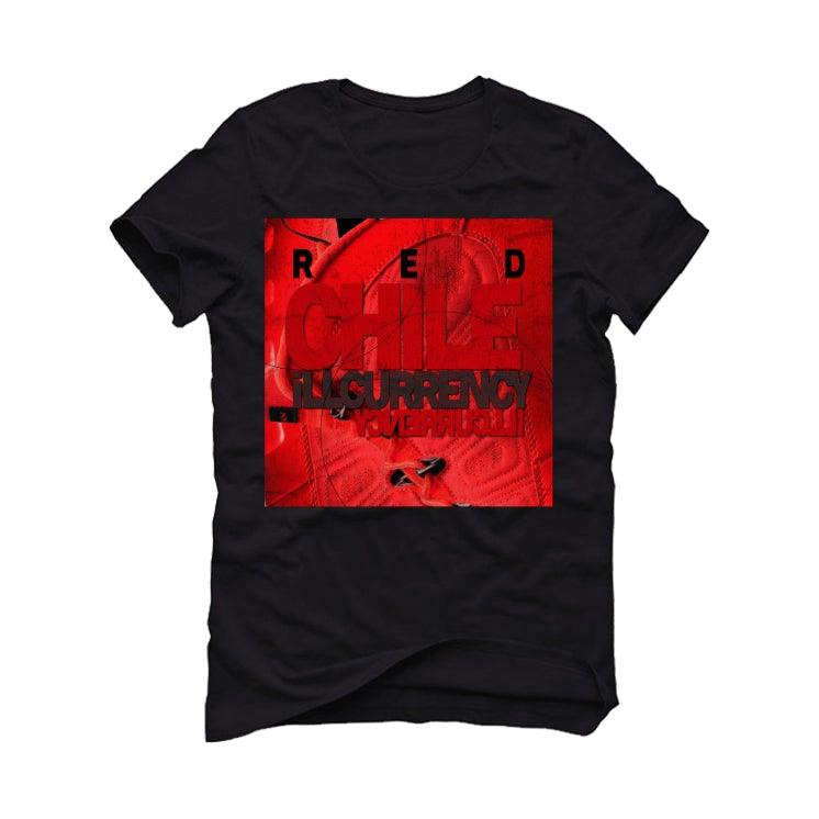 Air Jordan 9 “Chile Red” Black T-Shirt (RED CHILE) - illCurrency Sneaker Matching Apparel