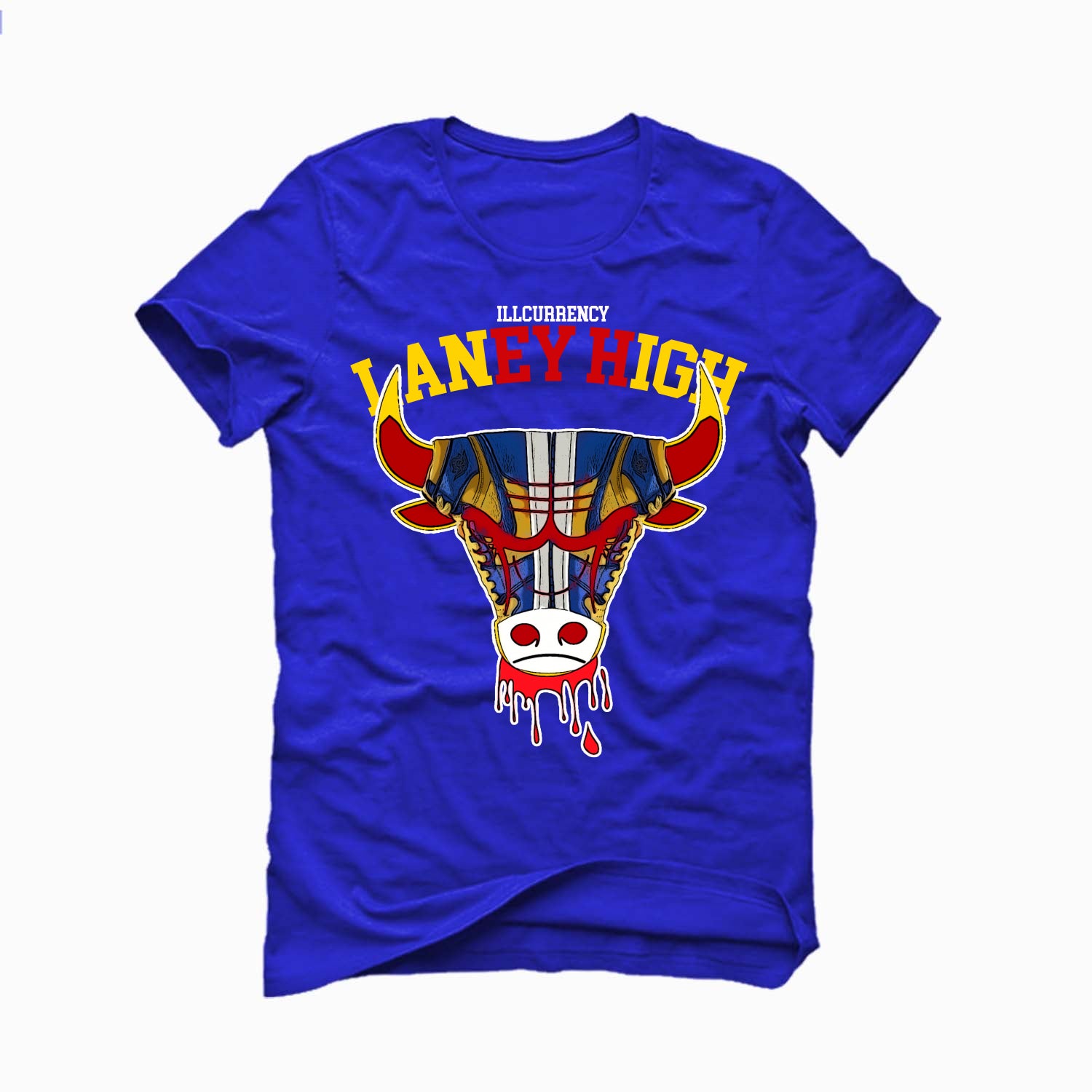 Air Jordan 1 High OG Reverse Laney (WMNS) - Royal Blue T-Shirt (Bulls Laney)