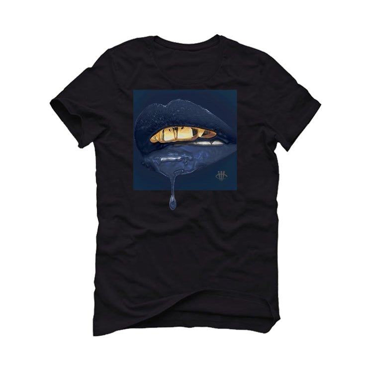 Air Jordan 13 Retro French Blue - Black T-Shirt (LIPSTICK)