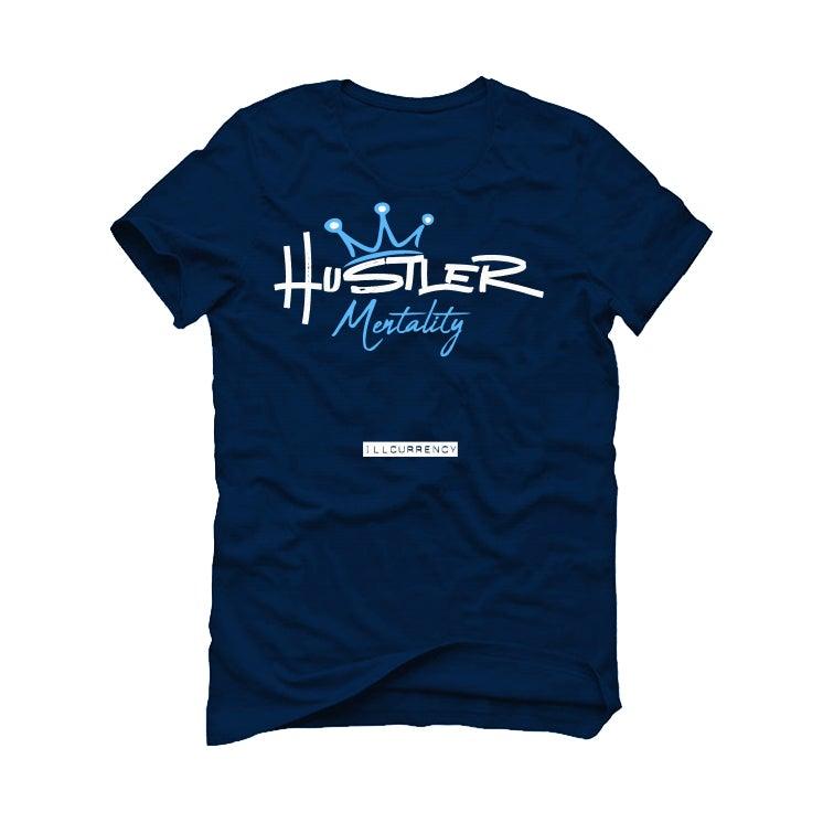 Air Jordan 13 “Obsidian” 2021 Navy Blue T-Shirt (Hustler Mentality) - illCurrency Sneaker Matching Apparel