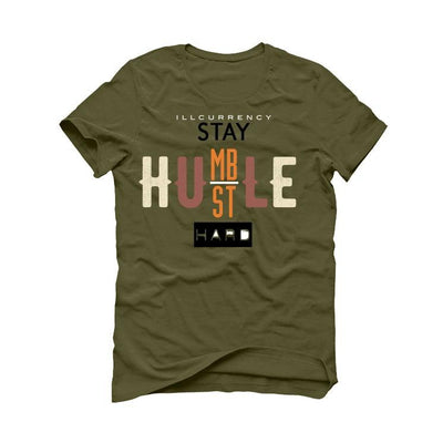 Nike Dunk Low ‘Crazy Camo’ Multi Camo Military Green T-Shirt (Stay Humble Hustle Hard) - illCurrency Sneaker Matching Apparel