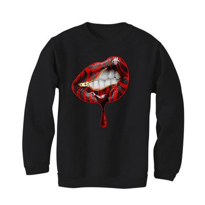 THE AIR JORDAN 11 BRED”2020 Black T-Shirt (LIPS UNSEALED) - illCurrency Sneaker Matching Apparel