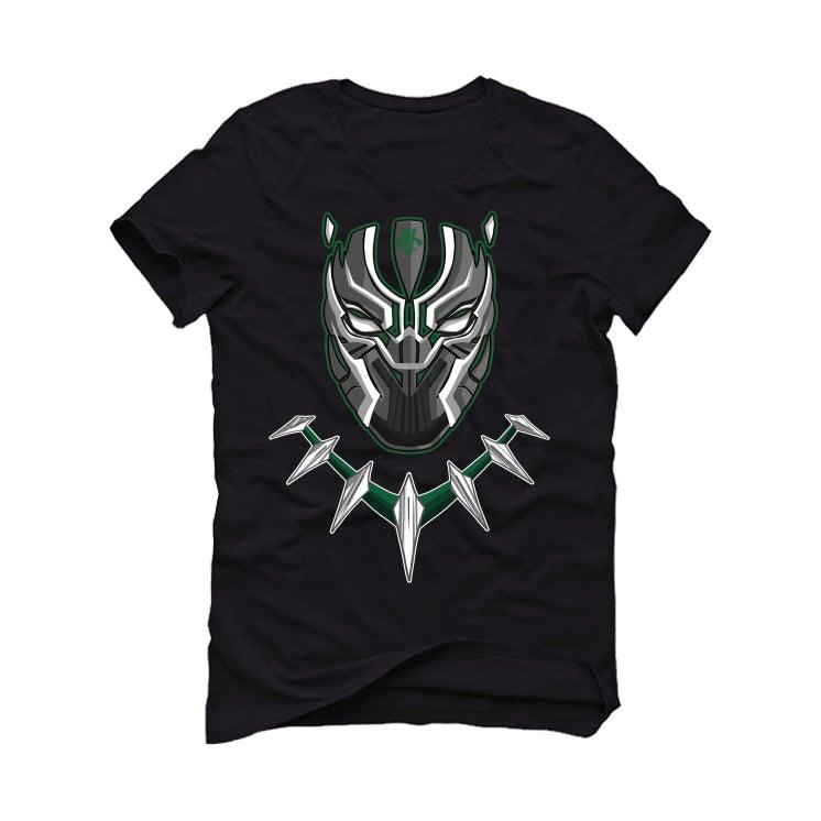 Air Jordan 3 “Pine Green” Black T-Shirt (Panther mask) - illCurrency Sneaker Matching Apparel