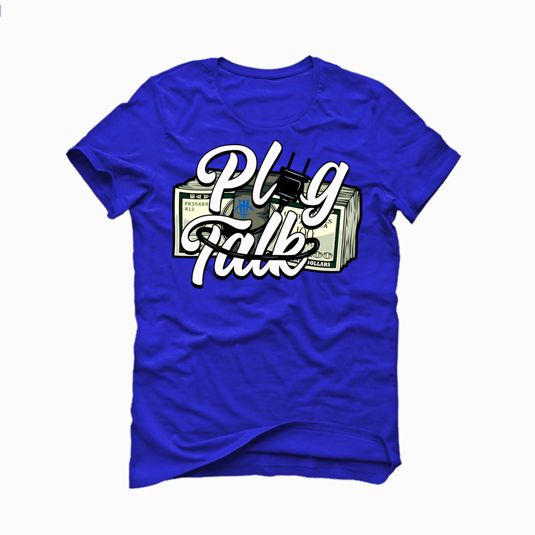 Air Jordan 5 “Racer Blue” Royal Blue T-Shirt (PLUG TALK)