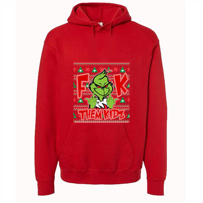 CHRISTMAS UGLY SWEATERS Red T-Shirt (Fck Them Kidz)