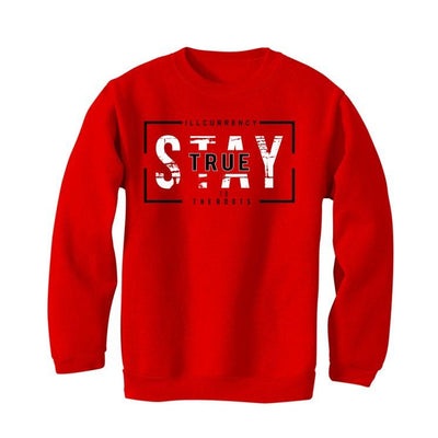 Air Jordan 1 KO Red T-Shirt (Stay True) - illCurrency Sneaker Matching Apparel