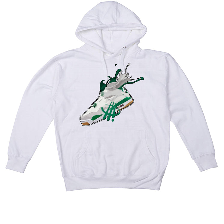 Nike SB x Air Jordan 4 “Pine Green” | illcurrency White T-Shirt (SPLASH)