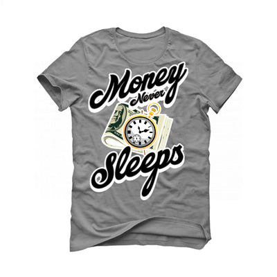 Yeezy Boost 350 V2 'Oreo' Gray T-Shirt (Money never sleeps)