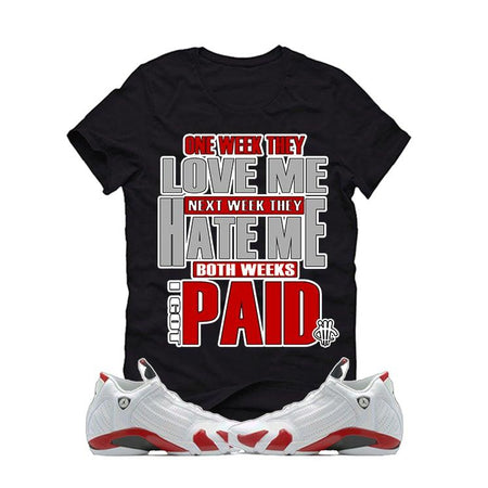 Jordan 14 cheap candy cane shirt