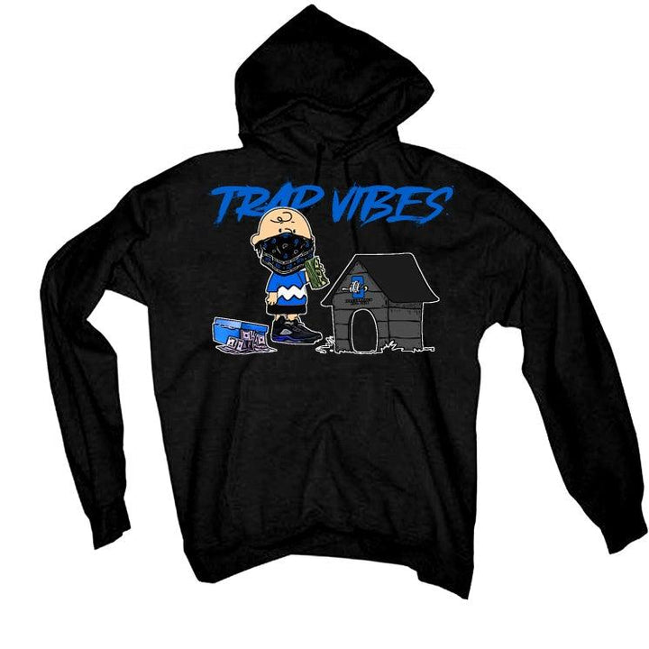 Air Jordan 5 “Racer Blue” Black T-Shirt (Trap Vibes) - illCurrency Sneaker Matching Apparel