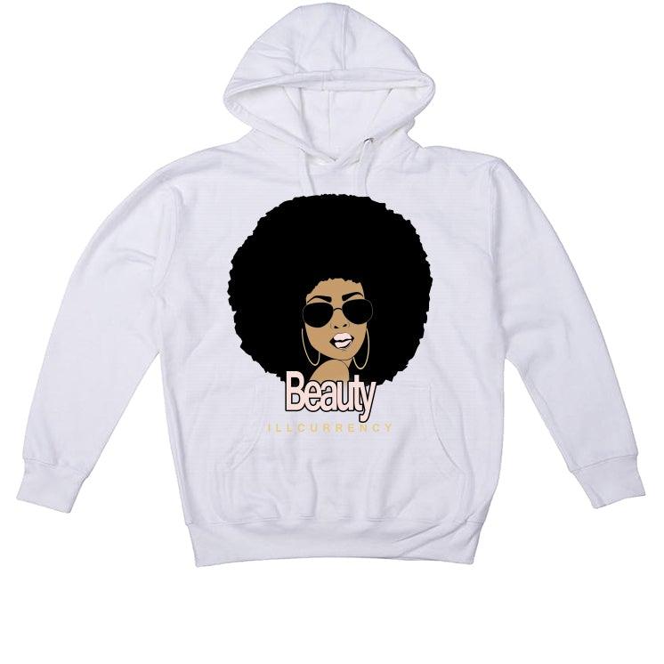 Air Jordan 6 WMNS Gold Hoops White T-Shirt (Afro Beauty) - illCurrency Sneaker Matching Apparel