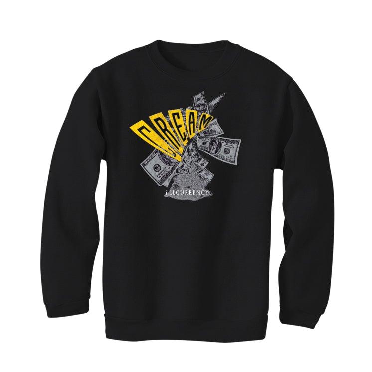 Air Jordan 4 “Lightning”2021 Black T-Shirt (C.R.E.A.M.) - illCurrency Sneaker Matching Apparel