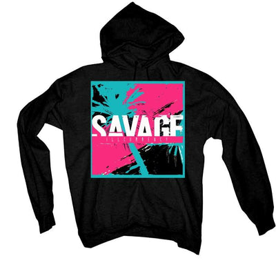 Nike Lebron 8 South Beach 2021 Black T-Shirt (Savage Illcurrency) - illCurrency Sneaker Matching Apparel