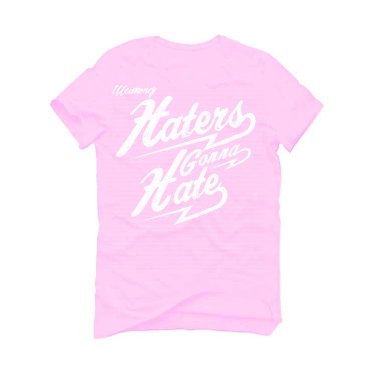 Reebok Question Mid Gets A “Pink Toe” Pink T-Shirt (Haters) - illCurrency Sneaker Matching Apparel