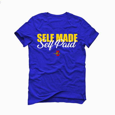 Air Jordan 1 High OG WMNS “Reverse Laney” Royal Blue T-Shirt (Self Made Self Paid)