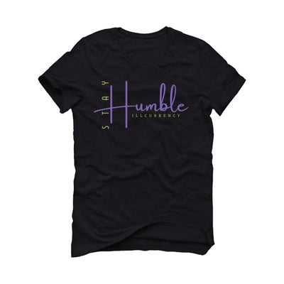 Air Jordan 4 “Canyon Purple” Black T-Shirt (Stay Humble)