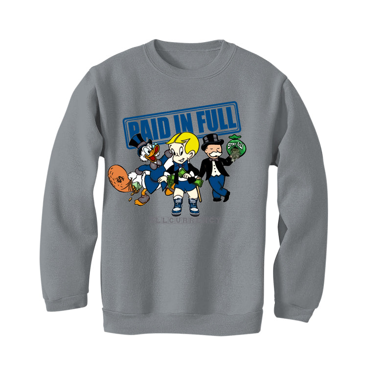 Air Jordan 1 High OG “True Blue” Grey T-Shirt (Paid in Full)