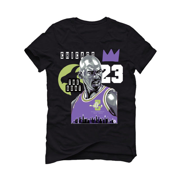 Air Jordan 4 “Canyon Purple” Black T-Shirt (The Goat)