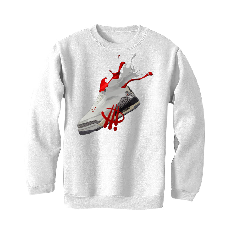 Air Jordan 3 “White Cement Reimagined” | illcurrency White T-Shirt (SPLASH)