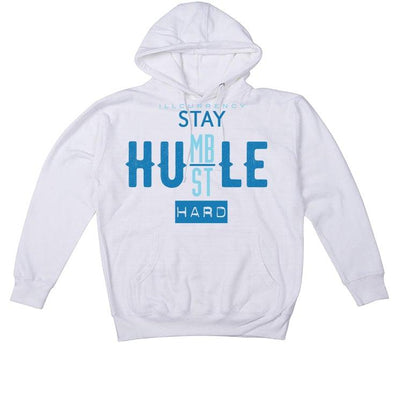 Nike Dunk Low "Dark Marina Blue" White T-Shirt (Stay humble hustle hard) - illCurrency Sneaker Matching Apparel