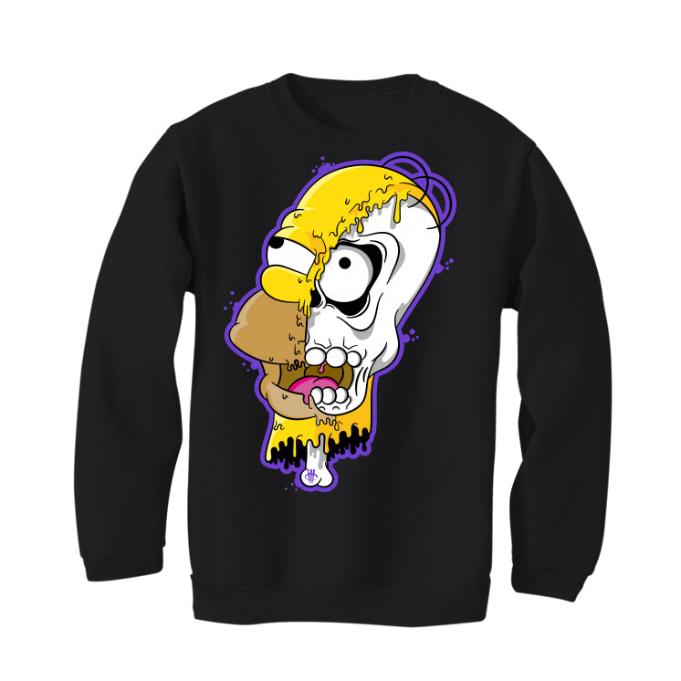 Air Jordan 5 “Concord” Black T-Shirt (Homer Skull)