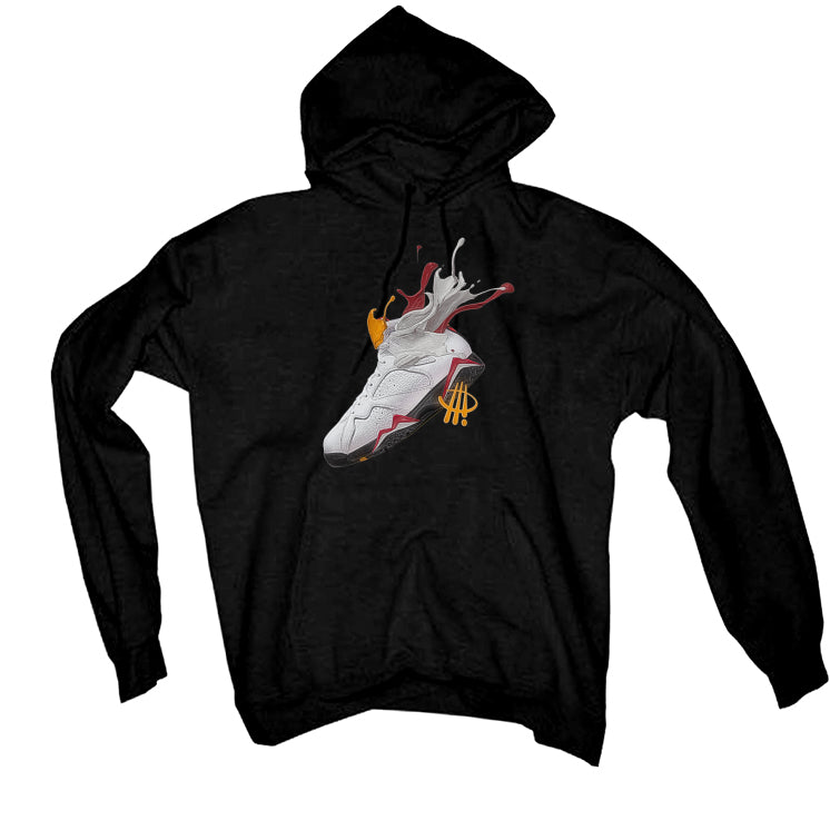 Air Jordan 7 “Cardinal” Black T-Shirt (SPLASH)