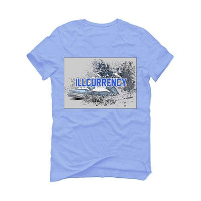 Air Jordan Retro 1 Retro High OG Hyper Royal Carolina Blue T-Shirt (Shattered kicks) - illCurrency Sneaker Matching Apparel