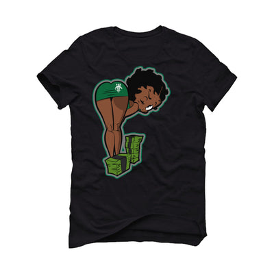 Air Jordan 1 High OG “Lucky Green” | illcurrency Black T-Shirt (BOO)