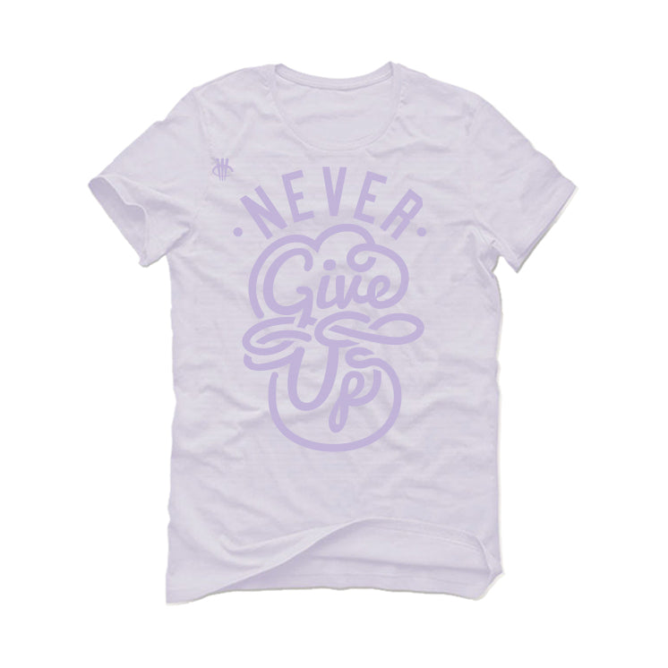 Air Jordan 11 Low "Pure Violet" | illcurrency White T-Shirt (Never give up)