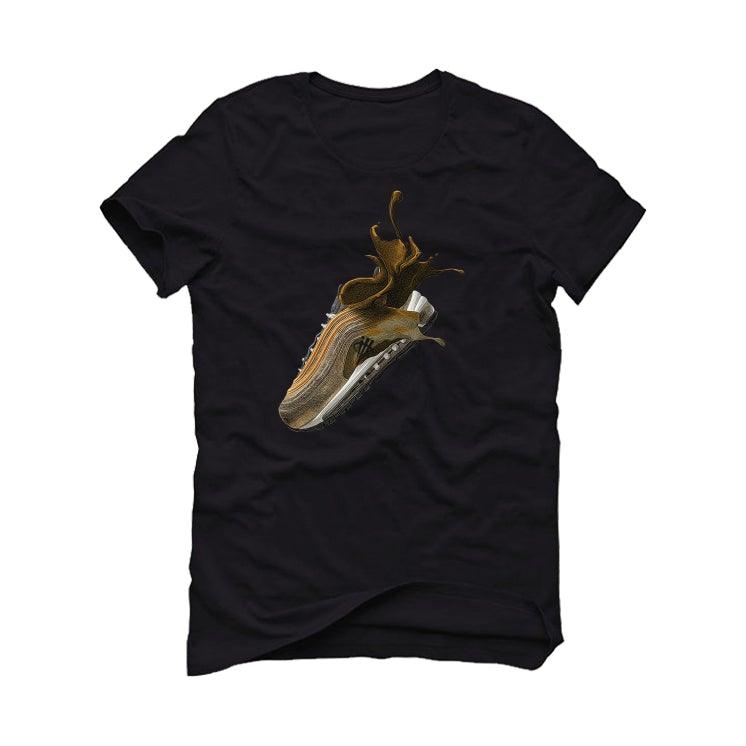 Nike Air Max 97 “Golden Gals” Black T-Shirt (SPLASH) - illCurrency Sneaker Matching Apparel