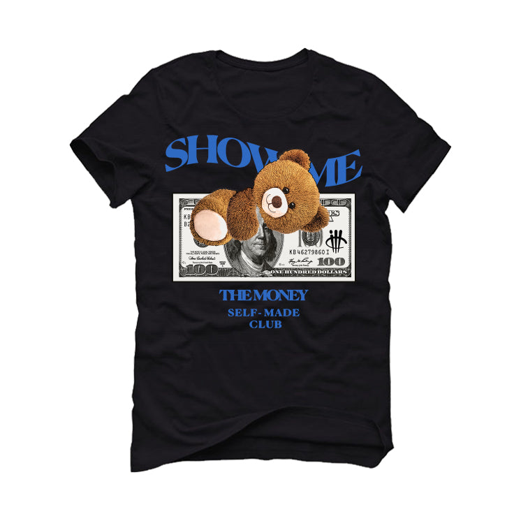 Air Jordan 1 High OG “True Blue” Black T-Shirt (SHOW ME)