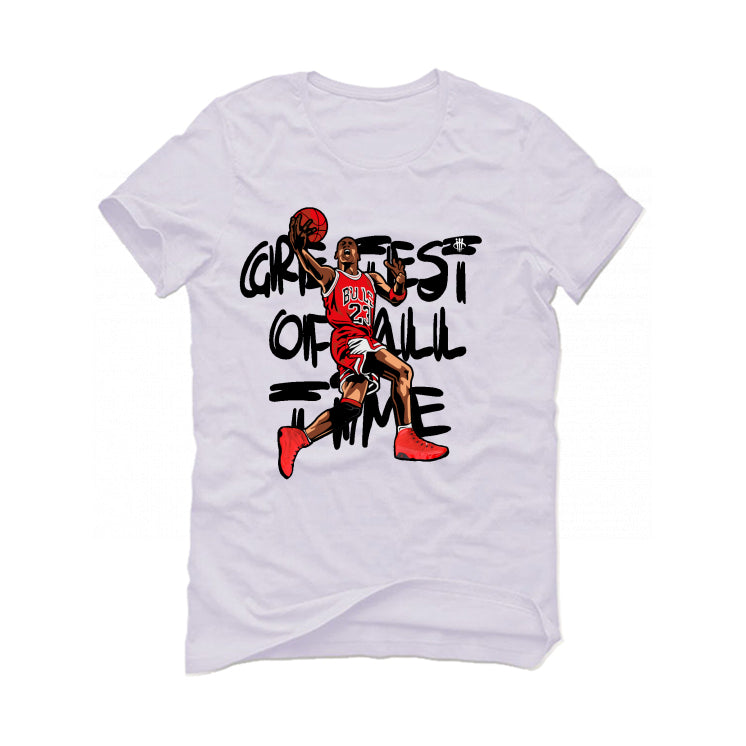 Air Jordan 9 “Chile Red” White T-Shirt (greatest of all time)