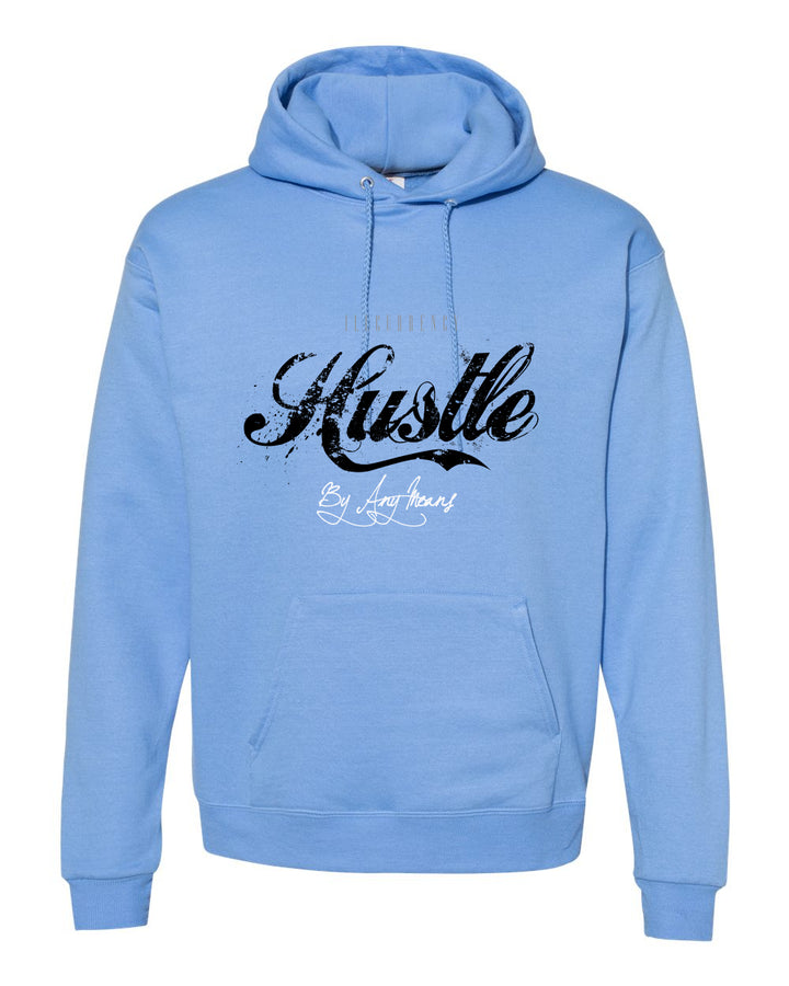 Air Jordan 5 “UNC” Carolina Blue T-Shirt (Hustle By Any Means)